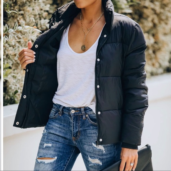 Vici Jackets & Blazers - VICI Deluc Sugarbowl Pocketed Puffer Jacket